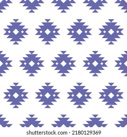 Purple and white kilim seamless pattern.