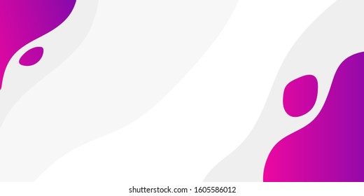 Purple White Liquid wave abstract background for presentation design