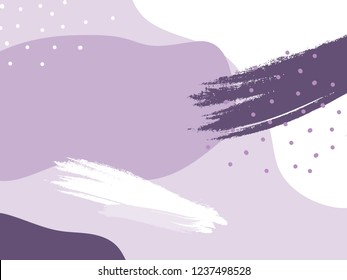 Purple and white Memphis design pattern vector