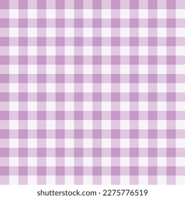 Purple and white plaid background. Vector illustration.