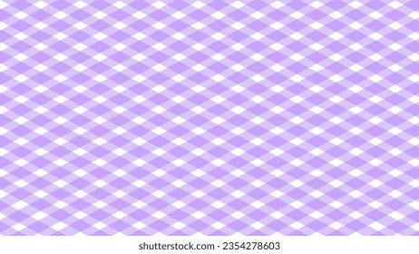 Patrón a cuadros de plaqueta morada y blanca