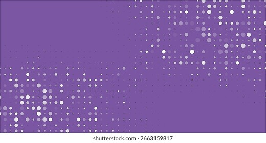 Plano de Fundo Polka Dot Roxo e Branco