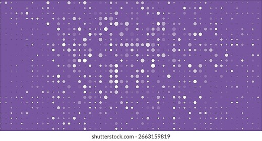 Purple and White Polka Dot Background
