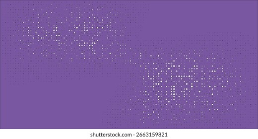Fondo de lunares púrpura y blanco