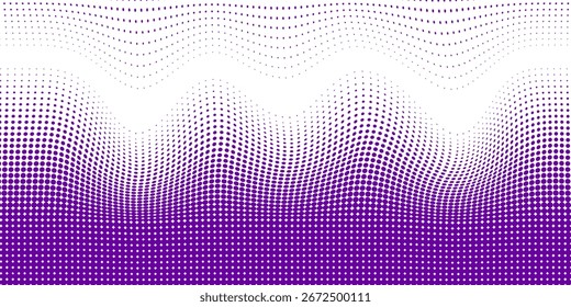Fondo de lunares púrpura y blanco