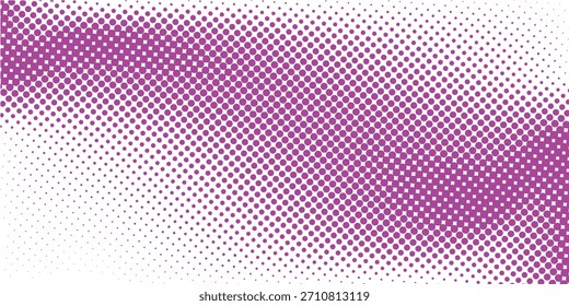 Fondo de lunares púrpura y blanco