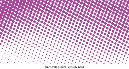 Purple and White Polka Dot Background