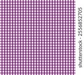 Purple White Scott Checkered Gingham Plaid Seamless Pattern