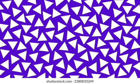 Purple and white seamless geometric triangle pattern