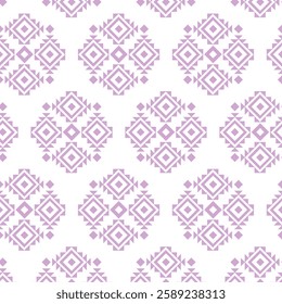 Purple and White Seamless Pattern