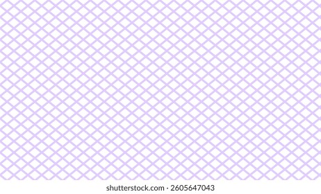 Purple and white seamless pattern with geometric shapes. Plaid textured check vector background. 