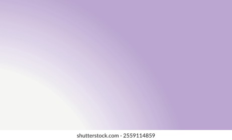 Purple and white smooth gradient abstract background for backdrop or presentation
