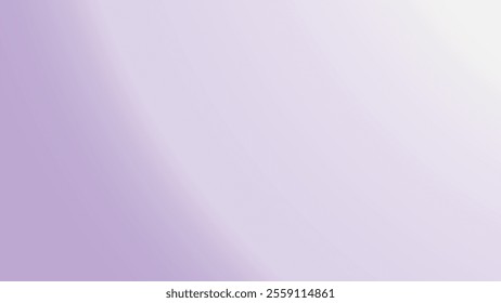 Purple and white smooth gradient abstract background for backdrop or presentation