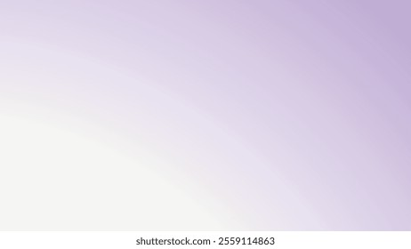 Purple and white smooth gradient abstract background for backdrop or presentation