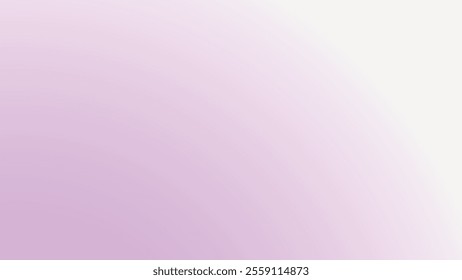 Purple and white smooth gradient abstract background for backdrop or presentation