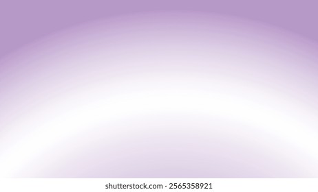 Purple and white soft smooth gradient abstract background with spotlight for backdrop