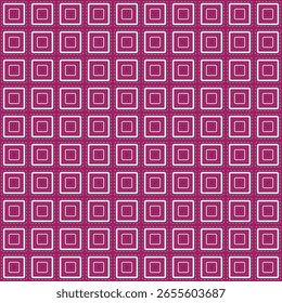 Purple With White Square Seamless Abstract Pattern