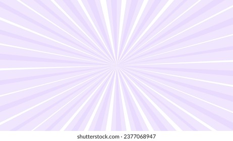 Purple and white sunburst background
