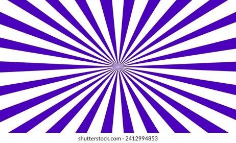 Purple and white sunburst background