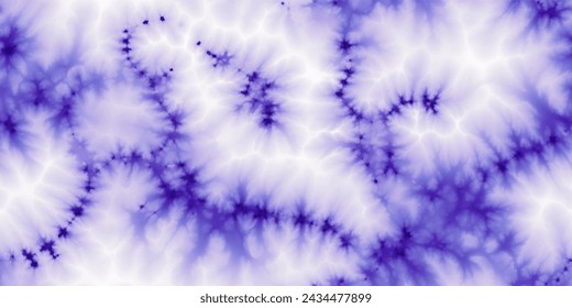 Purple and white tie dye pattern seamless  , Colorful tie dye pattern abstract background. Tie Dye two Tone. Abstract batik brush seamless and repeat pattern design.