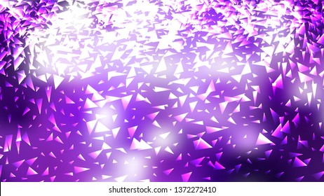 Purple and White Triangle Background