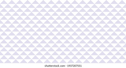 Purple and white triangles abstract geometric seamless repeat pattern vector background