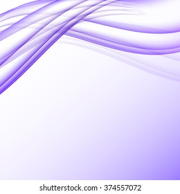 Purple and white waves modern futuristic abstract background