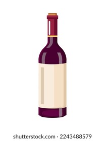 purple wine bottle drink icon