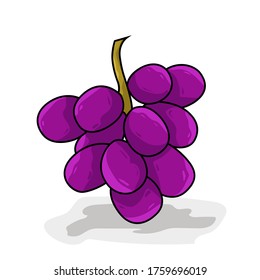Purple wine concept tshirt design , vegetarian organic market promotion natural detailing