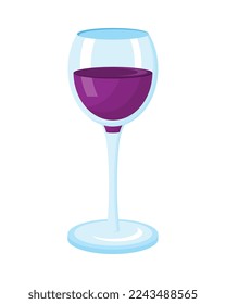 purple wine cup drink icon