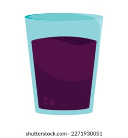 purple wine in glass icon