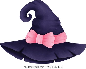 Purple Witch Hat for Halloween