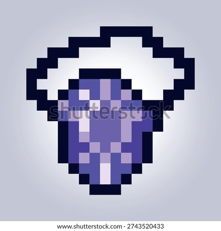 Purple Wizard Robe 16x16 Tile – Fantasy Mage Outfit Enchanted Clothing Asset