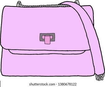 Purple woman bag
