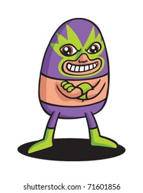 Purple Wrestler