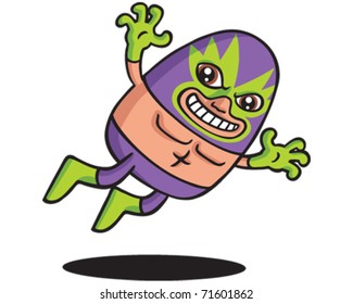 Purple Wrestler