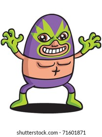 Purple Wrestler