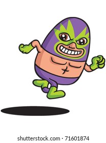 Purple Wrestler
