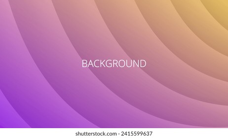 Fondo abstracto púrpura y amarillo con textura ondulada 3d y sombras gradientes, formas de curva dinámicas	