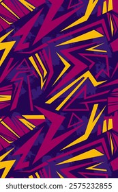 Purple and yellow abstract background with grunge texture, modern design illustration template for sublimation