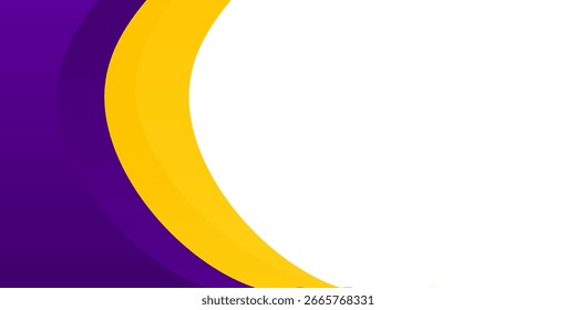 Purple and Yellow Abstract Curve Background