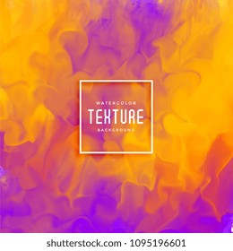 purple and yellow abstract ink flow watercolor texture background