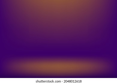 Purple Yellow background  Halloween background  Room in the 3d  For backdrop wallpaper background  Vector illustration 