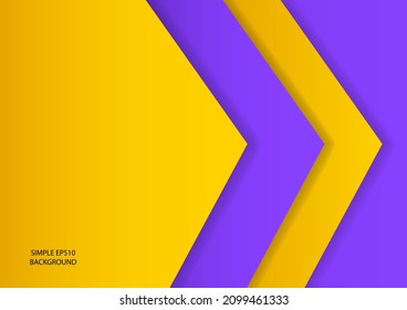 Purple and yellow background, modern classy vector background in EPS10