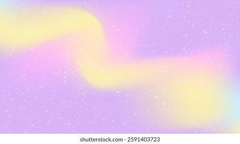 purple and yellow blurred gradient with grain noise effect background, for art product design, social media, trendy, vintage, flyer, banner