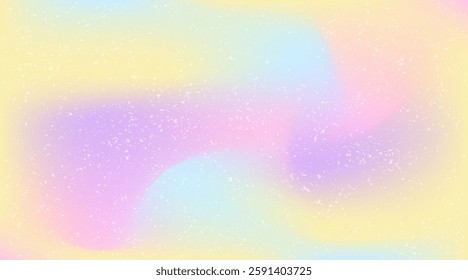 purple and yellow blurred gradient with grain noise effect background, for art product design, social media, trendy, vintage, flyer, banner