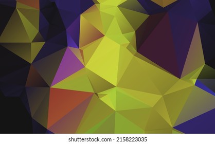 fondo o marco de polígono color púrpura y amarillo. Fondo Geométrico Resumen Rectángulo. Diseño geométrico para presentaciones de negocios o web