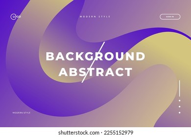 Purple Yellow Colorful Abstract Background liquid gradient trendy, suitable for website landing pages, mobile apps