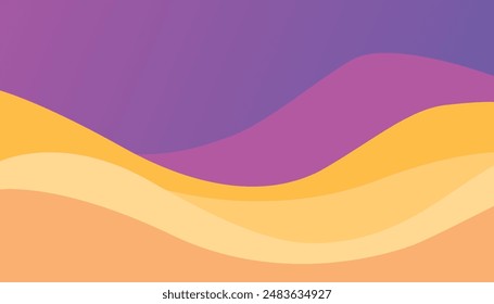 purple yellow gradient vector background