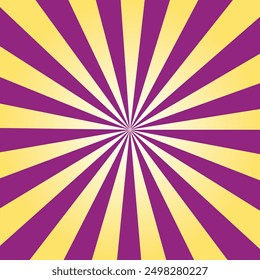 Purple and yellow light Sunburst abstract texture Background